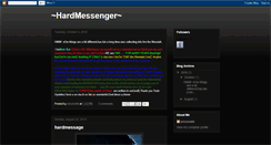 Desktop Screenshot of hardmessage.blogspot.com