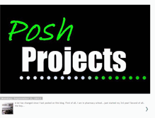 Tablet Screenshot of posh-projects.blogspot.com