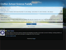 Tablet Screenshot of croftonscience.blogspot.com