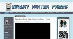 Desktop Screenshot of binarywinter.blogspot.com