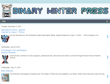 Tablet Screenshot of binarywinter.blogspot.com