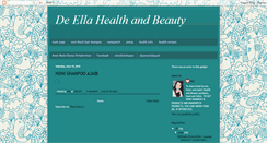 Desktop Screenshot of deellahealthandbeauty.blogspot.com