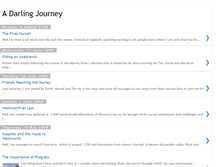 Tablet Screenshot of adarlingjourney.blogspot.com