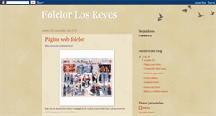 Desktop Screenshot of folclorlosreyes.blogspot.com