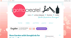 Desktop Screenshot of igottacreate.blogspot.com