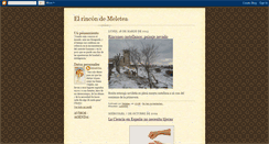 Desktop Screenshot of elrincondemeletea.blogspot.com
