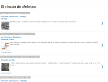 Tablet Screenshot of elrincondemeletea.blogspot.com