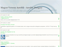 Tablet Screenshot of aerobichungary.blogspot.com