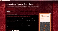 Desktop Screenshot of americanhorrorstoryfan.blogspot.com