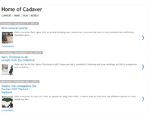 Tablet Screenshot of homeofcadaver.blogspot.com