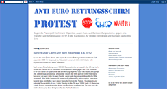 Desktop Screenshot of anti-euro-rettungsschirm-protest-demo.blogspot.com