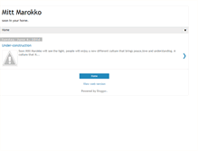 Tablet Screenshot of mittmarokko.blogspot.com