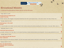 Tablet Screenshot of bivocationalministry.blogspot.com