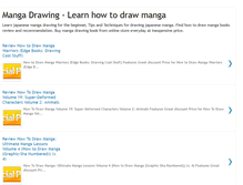 Tablet Screenshot of mangadrawingbookreview.blogspot.com