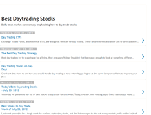 Tablet Screenshot of bestdaytradingstocks.blogspot.com