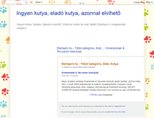 Tablet Screenshot of ingyen-kutya.blogspot.com