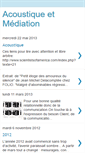 Mobile Screenshot of acoustiquemediation.blogspot.com