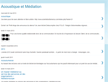Tablet Screenshot of acoustiquemediation.blogspot.com