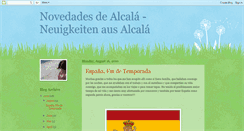 Desktop Screenshot of novedades-de-alcala.blogspot.com