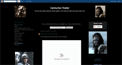 Desktop Screenshot of centurion-movie-trailer.blogspot.com