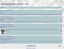 Tablet Screenshot of maleinbschenkreativsein.blogspot.com