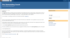 Desktop Screenshot of demandingcouch.blogspot.com