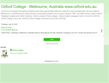 Tablet Screenshot of ozfordcollege.blogspot.com