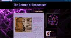 Desktop Screenshot of churchofteeceeism.blogspot.com