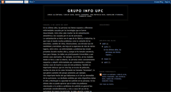 Desktop Screenshot of grupoinfoupc.blogspot.com