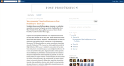 Desktop Screenshot of postproduksiyon.blogspot.com