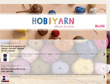 Tablet Screenshot of hobiyarn.blogspot.com