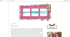 Desktop Screenshot of garrettandkristen.blogspot.com