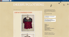 Desktop Screenshot of dressupclothing.blogspot.com