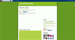 Desktop Screenshot of cafeworldhacked.blogspot.com