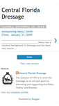 Mobile Screenshot of centralfloridadressage.blogspot.com