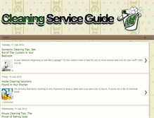 Tablet Screenshot of cleaningserviceguide.blogspot.com