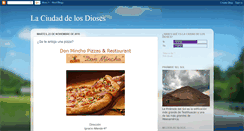 Desktop Screenshot of ciudaddioses.blogspot.com