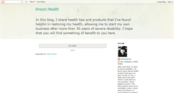 Desktop Screenshot of anson-health.blogspot.com