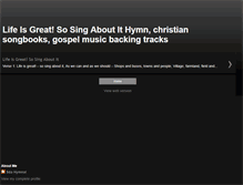 Tablet Screenshot of lifeisgreatsosingaboutithymn.blogspot.com