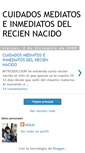Mobile Screenshot of cuidadosmediatoseinmediatosdelrecienn.blogspot.com