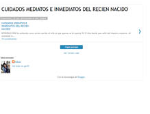 Tablet Screenshot of cuidadosmediatoseinmediatosdelrecienn.blogspot.com