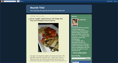 Desktop Screenshot of nourishthisbodysoulandearth.blogspot.com