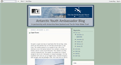 Desktop Screenshot of antarcticyouthambassador.blogspot.com
