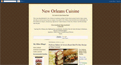 Desktop Screenshot of neworleanscuisine.blogspot.com