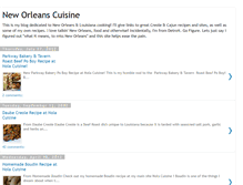 Tablet Screenshot of neworleanscuisine.blogspot.com