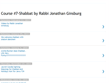 Tablet Screenshot of esynagogue-shabbat.blogspot.com