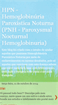 Mobile Screenshot of hemoglobinuriaparoxisticanoturna.blogspot.com