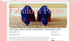 Desktop Screenshot of fabulouspetite.blogspot.com