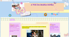 Desktop Screenshot of mariaignea.blogspot.com