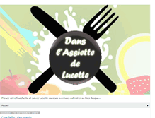 Tablet Screenshot of danslassiettedelucette.blogspot.com